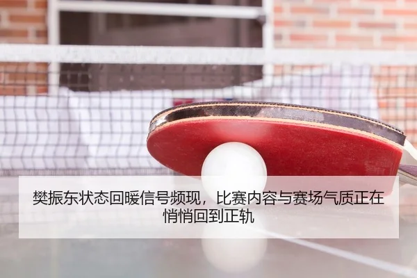 樊振东状态回暖信号频现，比赛内容与赛场气质正在悄悄回到正轨 - 333sports